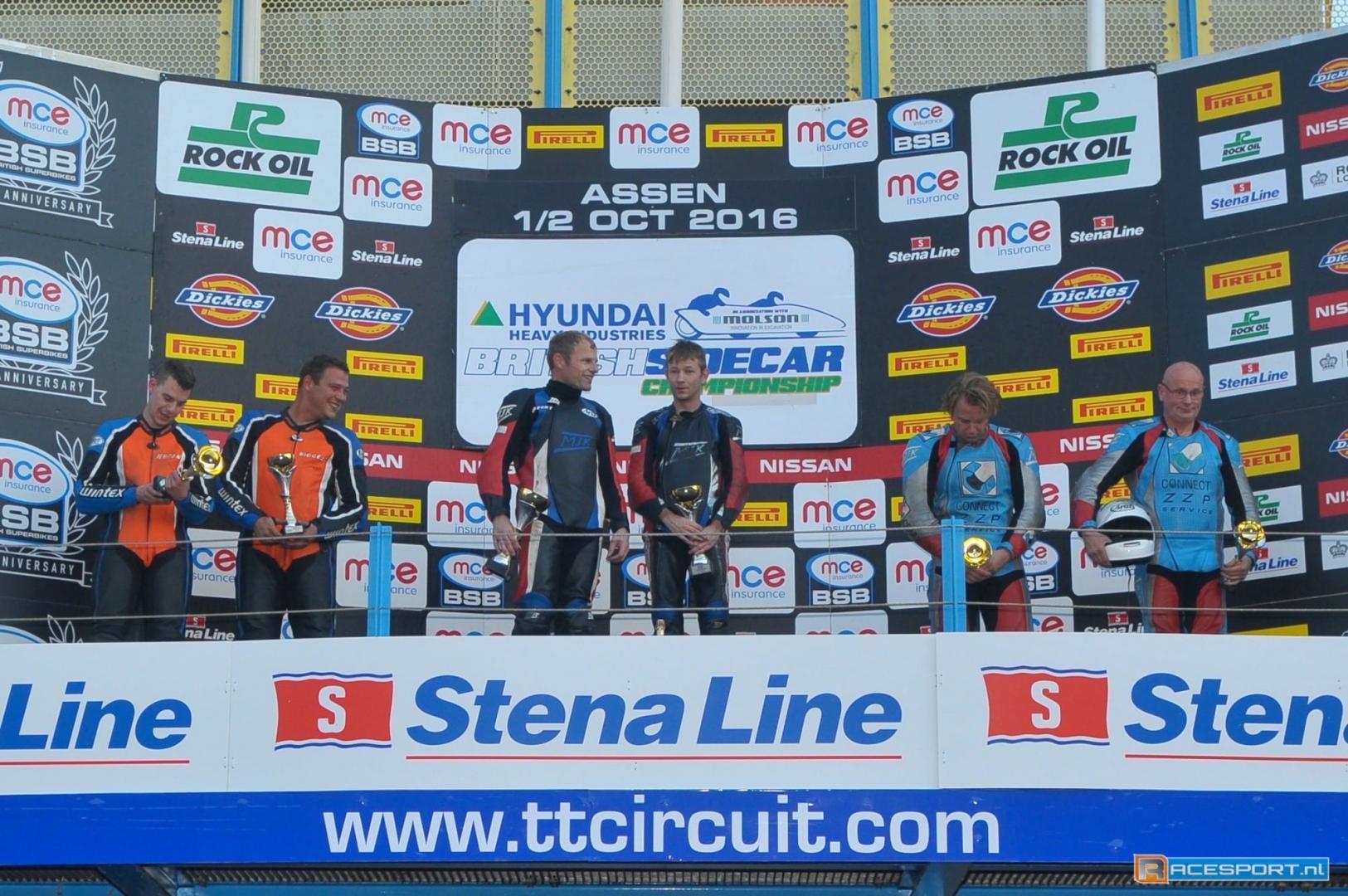 ONK zijspannen podium Assen