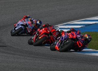 Jorge Martin (89), Pecco Bagnaia (1) en Marc Márquez (93) | foto© MotoGP